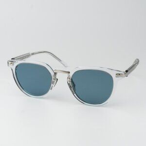 Prada Women Sunglasses Crystal Green Polarized Oval PR17YS 2AZ04D BRAND NEW